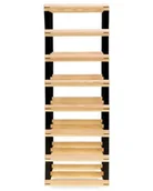 Stojaki na wino - Regał Na Wino Stojak Na 14 Butelek Szklanych/ Pet — Rw-8/ 2X7 — Surowy Naturalny Metal + Drewno Rw-8-2X7-14 / Wamar-Sosenka - miniaturka - grafika 1