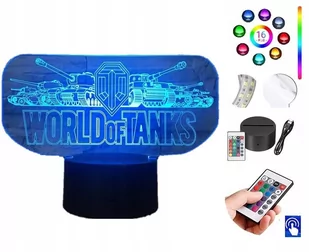 Lampka na biurko World of Tanks 16kol. LED PLEXIDO - Lampy pozostałe - miniaturka - grafika 1