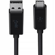 Kable USB - Belkin Kabel PD 3.1 USB-A do USB-C 3A 1m, czarny 745883692309 - miniaturka - grafika 1