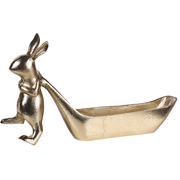 Tace i patery - Patera dekoracyjna królik złota PROGO - miniaturka - grafika 1