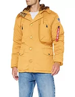 Kurtki męskie - ALPHA INDUSTRIES Męska kurtka polarowa kurtka zimowa, zboże, XXL - miniaturka - grafika 1
