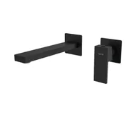 Baterie umywalkowe - Sapho - Kran do umywalki do montażu podtynkowego CUBEMIX matowy czarny - miniaturka - grafika 1