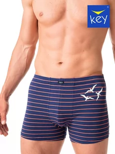 SZORTY KEY MXH-366 A24 (kolor ceglasty, rozmiar M) - Majtki męskie - miniaturka - grafika 1