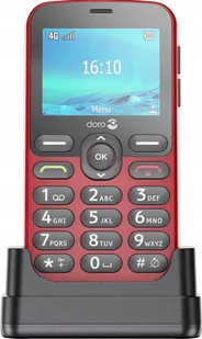 Doro 1880 4G ohne Netzteil rot - Telefony stacjonarne - miniaturka - grafika 1