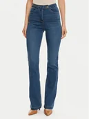 Spodnie damskie - Morgan Jeansy 222-PKELY Niebieski Straight Fit - miniaturka - grafika 1