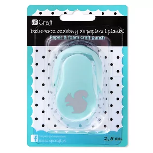 Dziurkacz ozdobny Wiewiórka do papieru i pianki 25 mm - Przybory szkolne - miniaturka - grafika 1