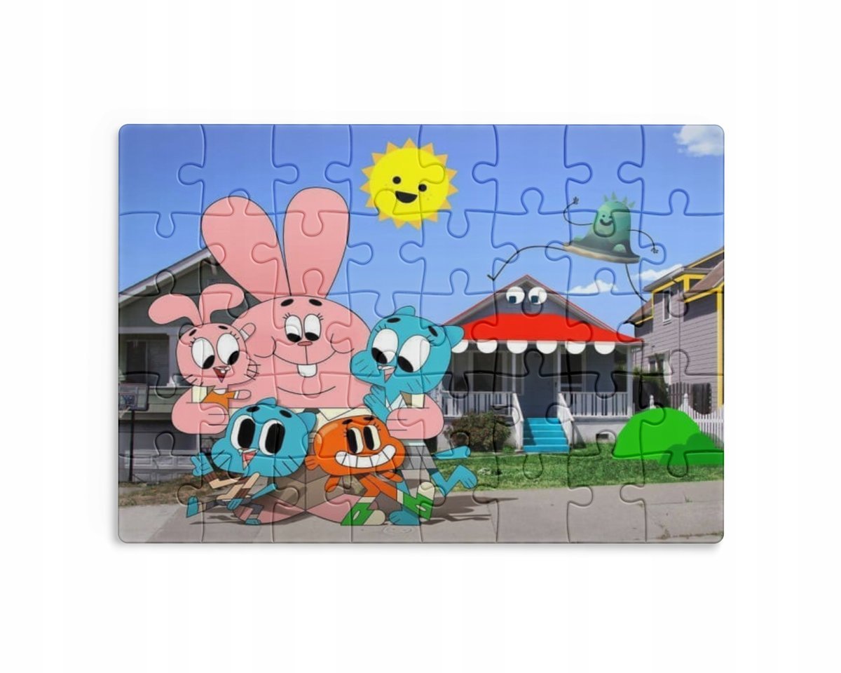 Puzzle 30/70/96/110 Elementów Sublimacja + Eko Pudełko Gumball Grafiki