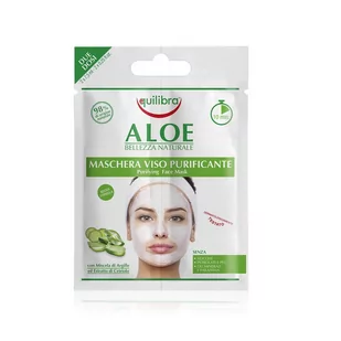 EQUILIBRA Aloesowa maseczka oczyszczająca do twarzy - Aloe Aloesowa maseczka oczyszczająca do twarzy - Aloe - Szampony do włosów - miniaturka - grafika 4