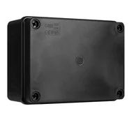 Gniazdka elektryczne - Puszka natynkowa S-Box 316C - 150x110x70, bezdławików, czarny IP65 Pawbol - miniaturka - grafika 1
