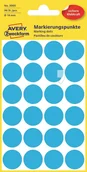Etykiety do drukarek - Avery Zweckform Kolorowe kółka do zaznaczania Zweckform 96etyk./op. 18mm niebieskie PROMOCJA! AVE-3005 - miniaturka - grafika 1