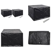 Pokrowce na meble ogrodowe - vidaXL Pokrowce na meble ogrodowe 2 szt. 8 oczek 135x135x90 cm - Pokrowiec na meble ogrodowe - Pokrowiec ochronny na meble ogrodowe - Plandeka na meble ogrodowe - Maska na meble ogrodowe - miniaturka - grafika 1