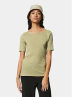 Koszulki i topy damskie - Marc O'Polo T-Shirt 402 2261 51399 Zielony Slim Fit - miniaturka - grafika 1