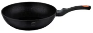 Woki - Czarny aluminiowy wok 28cm - Hippi 3X - miniaturka - grafika 1