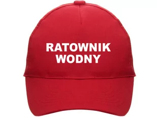 Czapka classic RATOWNIK WODNY czerwona - Czapki męskie - miniaturka - grafika 1