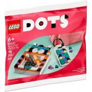 Klocki - LEGO DOTS Tacka w kształcie zwierzaka i zawieszka na torbę 30637 - miniaturka - grafika 1