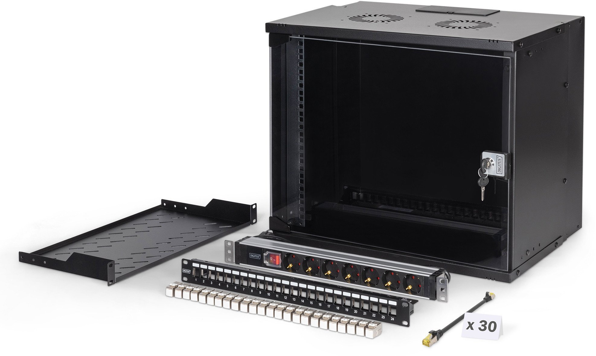 DIGITUS Netzwerk-Set 483 mm 19