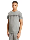 Koszulki męskie - Tommy Hilfiger Koszulka Męska T-Shirt Cn Ss Tee Print Gray Um0Um02422 P61 M - miniaturka - grafika 1
