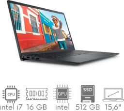 Dell Inspiron 3520 i7-1255U 16GB 512 SSD 15,6" FHD 1920x1080 120Hz Kam WiFi BT Win11 Gw12mc - Elektronika OUTLET - miniaturka - grafika 1