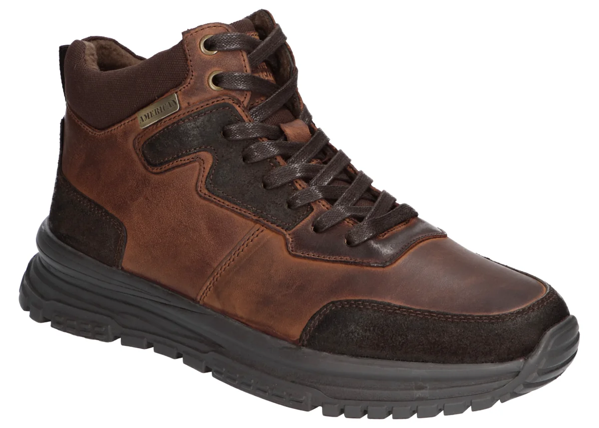 AMERICAN CLUB CY199 MODNE ELEGANCKIE SOLIDNE TRZEWIKI BUTY ZIMOWE SKÓRZANE MĘSKIE CO 44