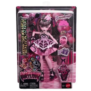 Lalka MONSTER HIGH Scary Sweet Birthday Draculaura JBG74 - Lalki dla dziewczynek - miniaturka - grafika 1