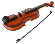 Instrumenty muzyczne dla dzieci - Skrzypce klasyczne z melodiami dla dzieci smyczek Pomarańczowe - miniaturka - grafika 1