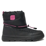 Buty dla dziewczynek - Śniegowce Geox Willaboom J46HWE 0FU54 C0922 S Czarny - miniaturka - grafika 1
