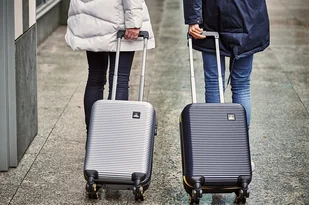 Walizka mała kabinowa National Geographic Abroad srebrna - Walizki - miniaturka - grafika 8
