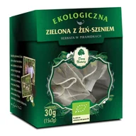 Herbata - Dary Natury Mirosław Angielczyk, Koryciny 73,17-31 Herbata zielona z ŻEŃ-SZENIEM piramidki BIO (15 x 2 g) 000-96FF-5352B - miniaturka - grafika 1