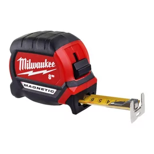MILWAUKEE MIARA ZWIJANA  8m PREMIUM III GEN. - Poziomice, łaty, miary - miniaturka - grafika 1