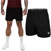 Odzież taktyczna i umundurowanie - Spodenki sportowe Pit Bull Performance Pro plus Small Logo II - Czarne - miniaturka - grafika 1