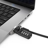 Kontrola dostępu - Compulocks MBPR16LDG02CL Czarny, Srebrny - miniaturka - grafika 1