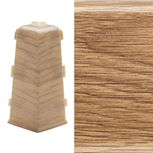 Arbiton Narożnik zewnętrzny do listwy INDO (1 sztuka) dąb sklany - Listwy przypodłogowe - miniaturka - grafika 1