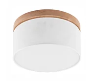 Lampy sufitowe - Brilagi - Lampa sufitowa BELLADONNA 1xE27/15W/230V śr. 30 cm biała/dąb - miniaturka - grafika 1
