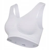 Odzież ciążowa - CARRIWELL BEZSZWOWY BIUSTONOSZ CIĄŻOWY L BIAŁY NOC - miniaturka - grafika 1