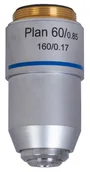 Mikroskopy i lupy - Obiektyw planarno-achromatyczny Levenhuk MED 60x - miniaturka - grafika 1