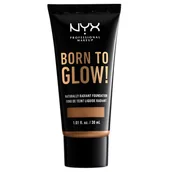 Podkłady do twarzy - NYX Professional Makeup Born To Glow Naturally Radiant Foundation 15.9 Warm Honey - miniaturka - grafika 1
