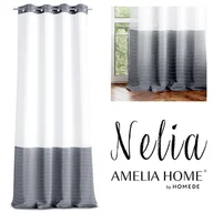Firany - AmeliaHome Firanka Nelia Eyelets, 140 x 250 cm - miniaturka - grafika 1