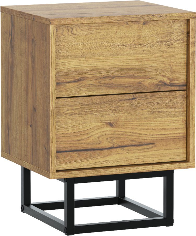 Szafka Nocna 55cm Loft ONE FURNITURE - Laminat Dębowy
