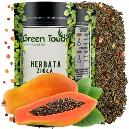 Soczysta papaja herbata zielona z papają (Torebka 50 g, Pakowanie standardowe) - Herbata - miniaturka - grafika 1