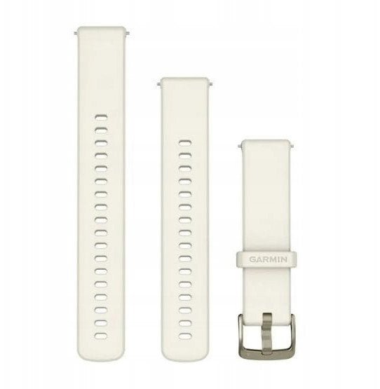 Garmin watch strap Quick Release 18mm Silicone, bone