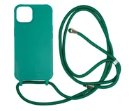 Etui i futerały do telefonów - Mobile Origin Lanyard Case do iPhone 14 dark green - miniaturka - grafika 1