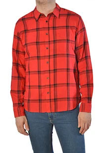 WRANGLER LS 1PKT SHIRT FORMULA RED KOSZULA MĘSKA - Koszule męskie - miniaturka - grafika 1