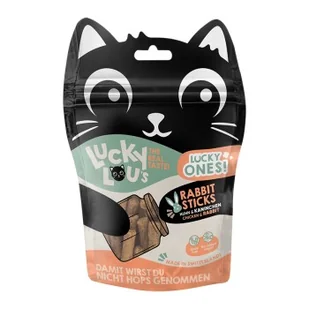 Lucky Lou Lucky Ones Sticks 8 x 50 g Kurczak i królik - Przysmaki dla psów - miniaturka - grafika 1