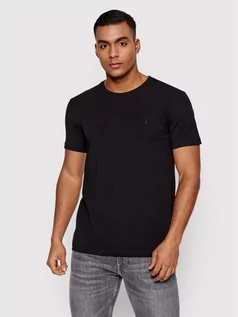 Koszulki męskie - Trussardi T-Shirt 52T00600 Czarny Slim Fit - grafika 1