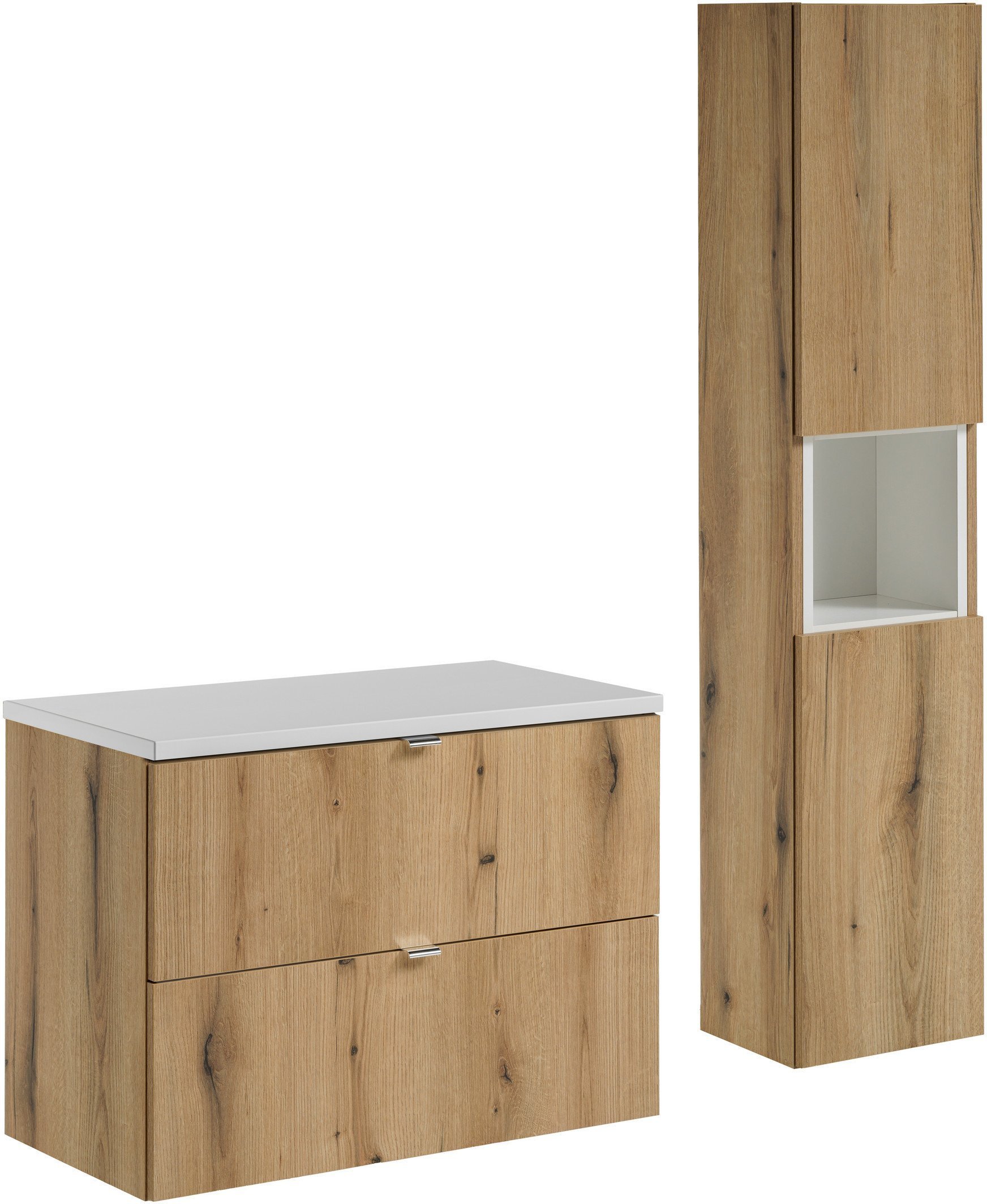 Zestaw meblowy 80cm z blatem i Szafką wysoką