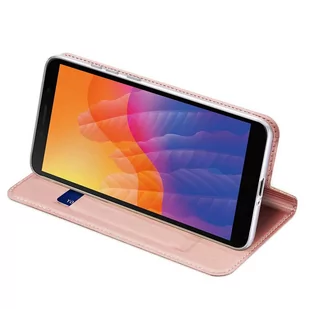 Dux Ducis Skin Pro kabura etui pokrowiec z klapką Huawei Y5p różowy - Etui i futerały do telefonów - miniaturka - grafika 4
