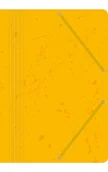 Teczki i skoroszyty - Interdruk Teczka z gumką A4 preszpan żółta TC66INT - miniaturka - grafika 1