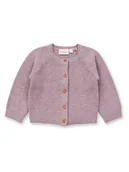 Bluzy i sweterki niemowlęce - Sense Organics Kardigan "Marloo" w kolorze fiołkowym - miniaturka - grafika 1
