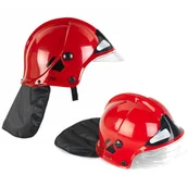 Zabawy w naśladowanie dorosłych - Klein Hełm Strażacki Kask Z Opuszczaną Szybką Ochronną 3+ - miniaturka - grafika 1