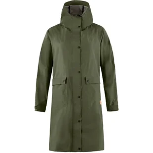 Fjallraven 14500131-625 Vardag Rain Parka W kurtka damska Laurel Green, rozmiar XS - Kurtki damskie - miniaturka - grafika 1